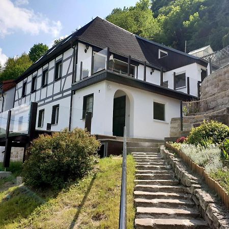 Saechsische-Schweiz-Ferienhaus-Wohnung-2-Mit-Hervorragendem-Panoramablick-Ueber-Das-Elbtal Кёнигштайн-ан-дер-Эльбе Экстерьер фото